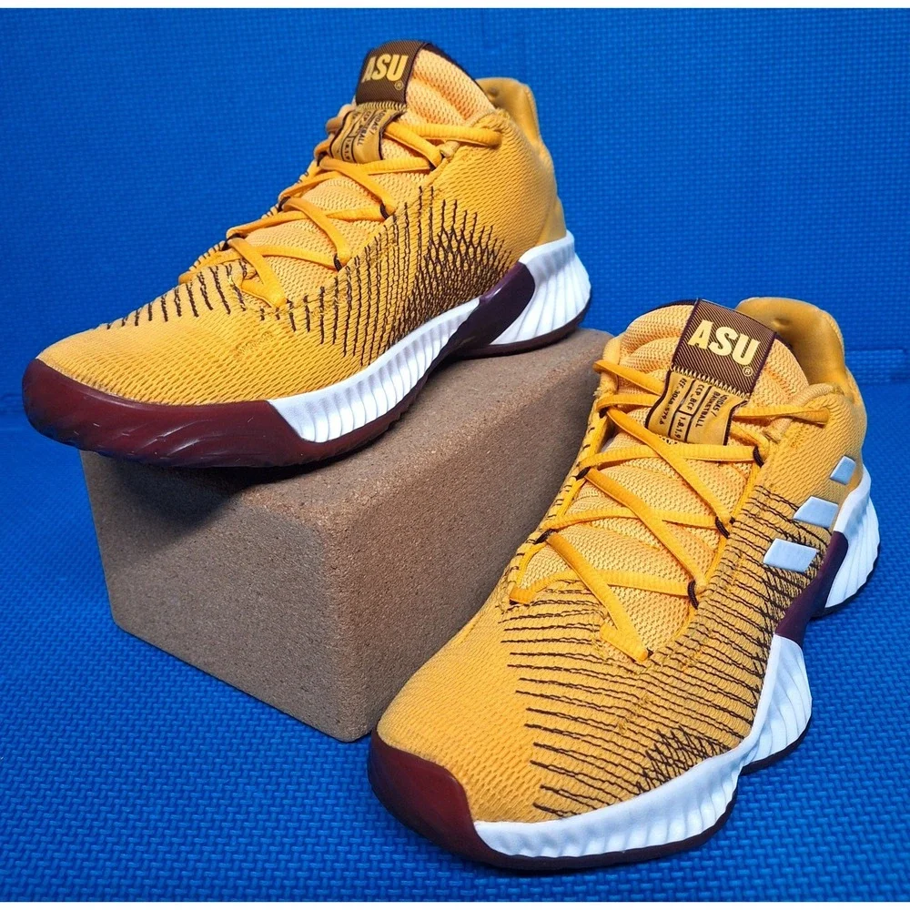 Adidas Pro Bounce Low Asu Sneakers Basketball Shoes US Size 8 1/2 Men's 2018